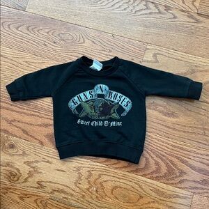 Guns N’ Roses| Gender neutral baby crew neck sweater, 0-3 months